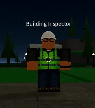 Building Inspector NPC in Storage Hunters Open World