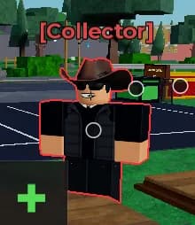 Collector NPC in Storage Hunters Open World