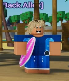 Surf-Man standing in Storage Hunters