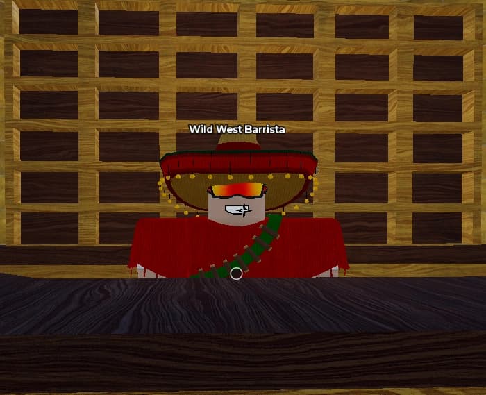 Wild West Barrista NPC in Storage Hunters Open World