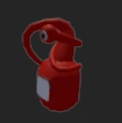 Red Doodle Alien