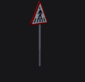 Zebra Crossing Sign