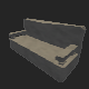 Stone Double Sofa